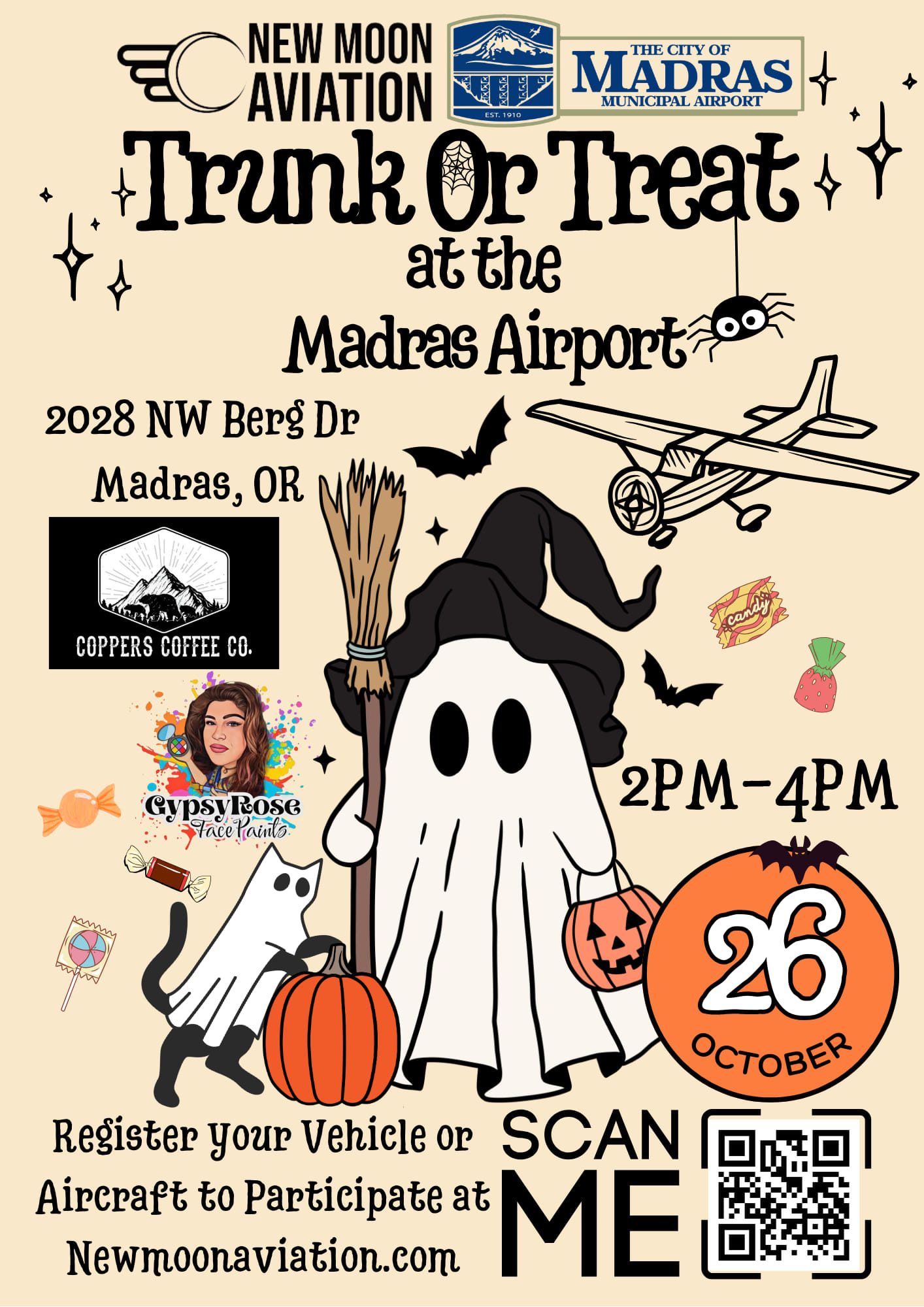 Trunk or Treat at the Madras Airport in Madras, OR